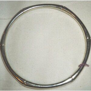 SILVER BANG BRACELET 8"